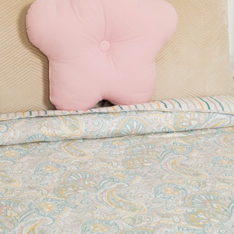 Copriletto bouti Cachemir verde