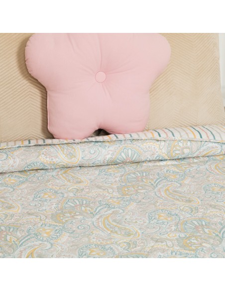 Copriletto bouti Cachemir verde Copriletto bouti Cachemir verde