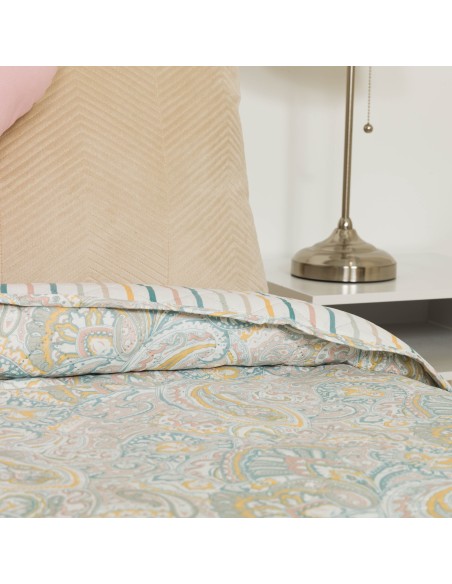 Copriletto bouti Cachemir verde Copriletto bouti Cachemir verde