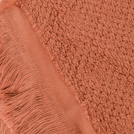 Tappeto bagno Bucle con frange 870gr tinta unita