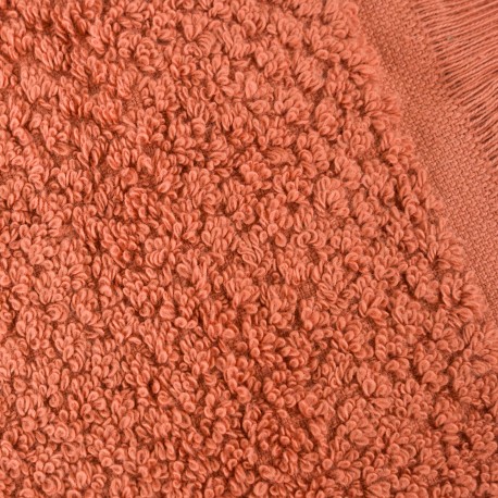 Asciugamano Bucle con frange 550gr tinta unita