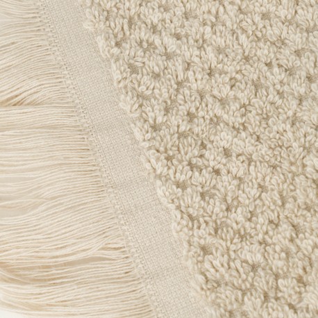 Asciugamano Bucle con frange 550gr tinta unita