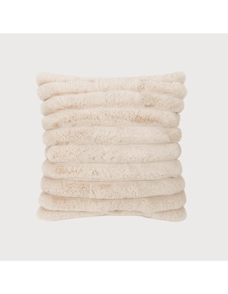 Cuscino quadrato effetto pelo Raya 50x50 - federa + imbottitura Cuscino quadrato effetto pelo Raya 50x50 - federa + imbottitura