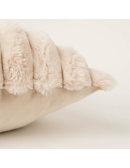 Cuscino quadrato effetto pelo Raya 50x50 - federa + imbottitura Cuscino quadrato effetto pelo Raya 50x50 - federa + imbottitura