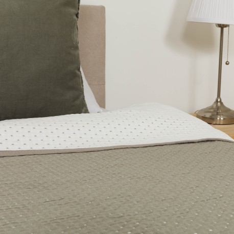 Copriletto doppio tessuto jacquard Punto