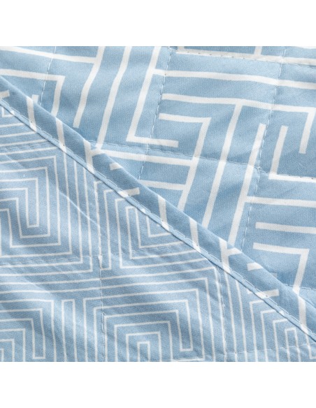 Copriletto bouti  Abel indaco