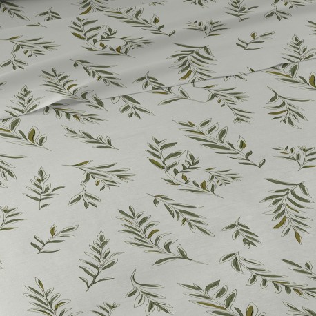 Set di lenzuola cotone Caliope verde