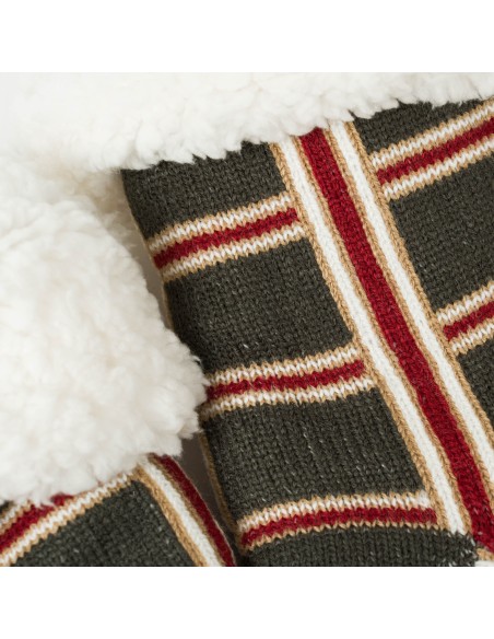 Calzini uomo Cuadro Nelby verde militare