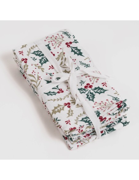 Set di 4 tovaglioli Holly