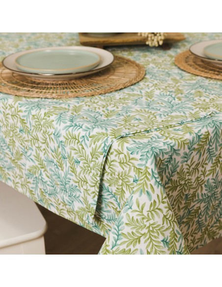 Set di 4 tovaglioli Zafra verde