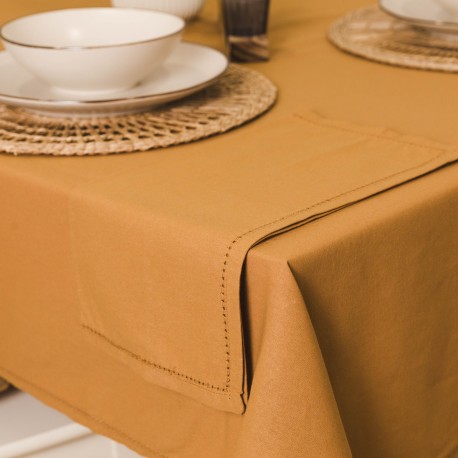Tovaglia in cotone tinta unita