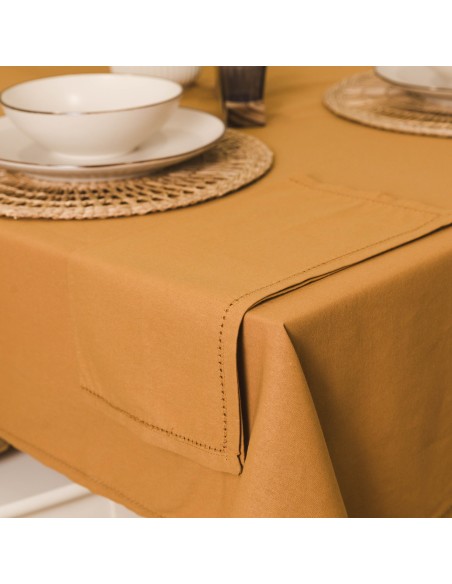Tovaglia in cotone tinta unita Tovaglia in cotone tinta unita