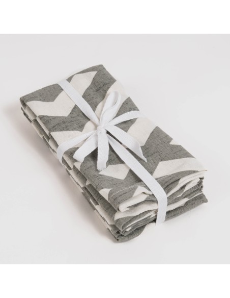 Set di 4 tovaglioli Nela ocra Set di 4 tovaglioli Nela ocra