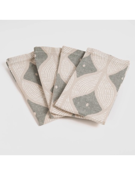 Set di 4 tovaglioli Cabot