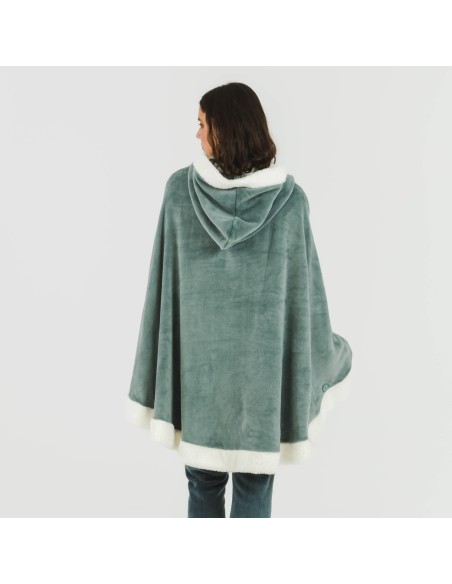 Coperta mantella con cappuccio tinta unita Coperta mantella con cappuccio tinta unita