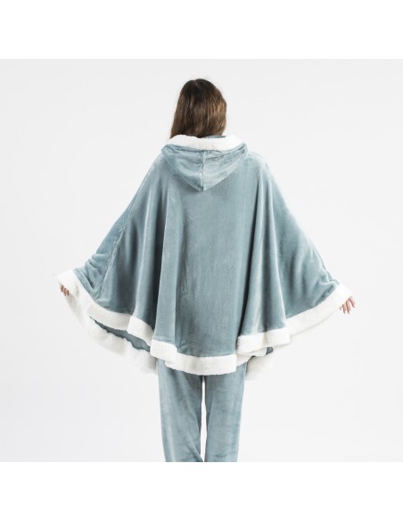 Coperta mantella con cappuccio tinta unita Coperta mantella con cappuccio tinta unita