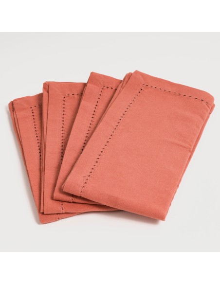 Set di 4 tovaglioli tinta unita Set di 4 tovaglioli tinta unita