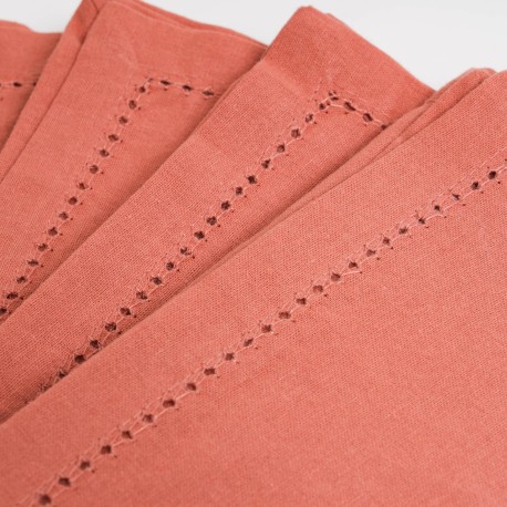 Set di 4 tovaglioli tinta unita