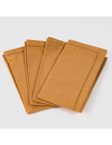 Set di 4 tovaglioli tinta unita Set di 4 tovaglioli tinta unita