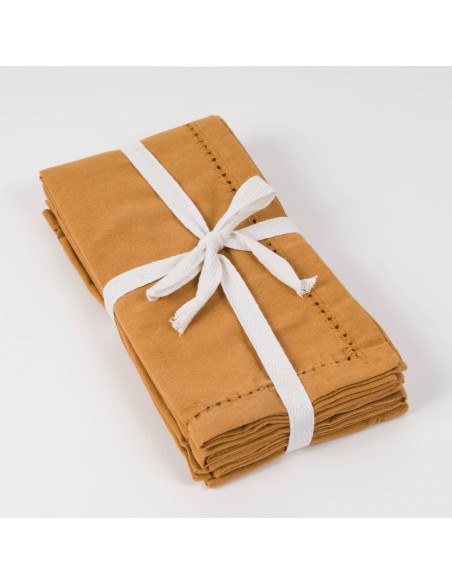 Set di 4 tovaglioli tinta unita Set di 4 tovaglioli tinta unita