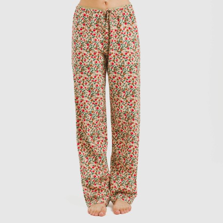 Pigiama lungo cotone Musa verde