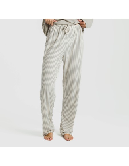 Pigiama lungo soft Raya Kodac sabbia Pigiama lungo soft Raya Kodac sabbia