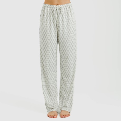 Pigiama lungo soft Remo verde