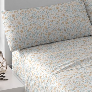 Set di lenzuola cotone Ivory verde tiffany