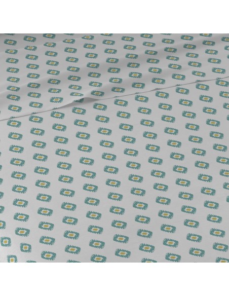 Set di lenzuola cotone Joy blu acqua