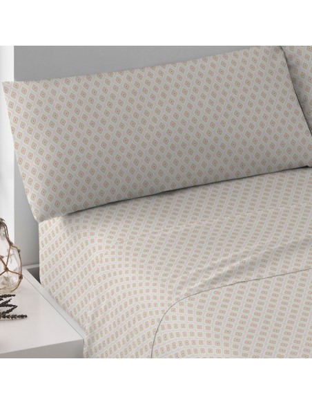 Set di lenzuola cotone Brunette malva