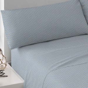 Set di lenzuola cotone Sassy indaco