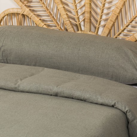 Copripiumino flanella tinta unita