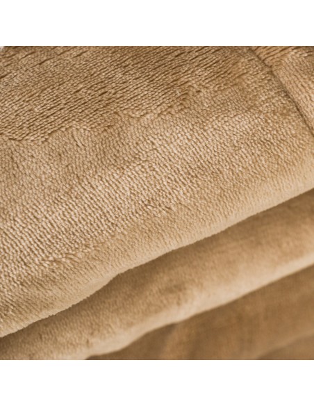 Coperta velvet sherpa tinta unita