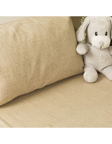 Set di lenzuola flanella tinta unita culla