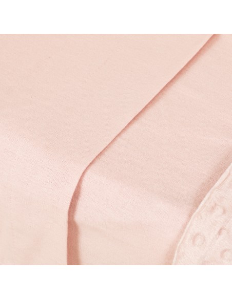 Set di lenzuola flanella tinta unita culla