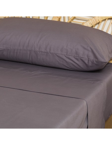 Set di lenzuola percalle tinta unita Set di lenzuola percalle tinta unita