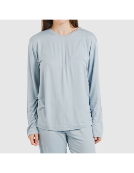 Pigiama lungo soft tinta unita Pigiama lungo soft tinta unita