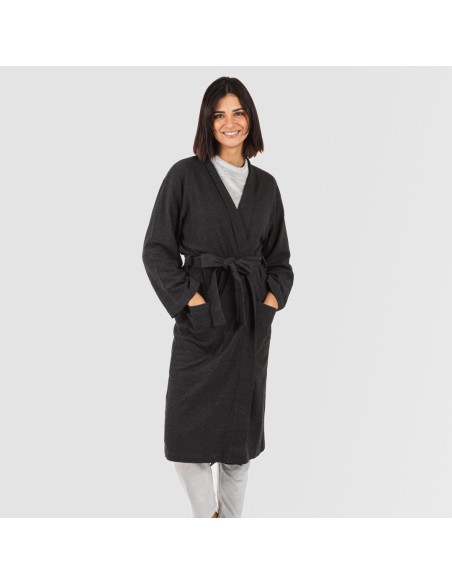 Accappatoio a nido d'ape tinta unita Accappatoio a nido d'ape tinta unita