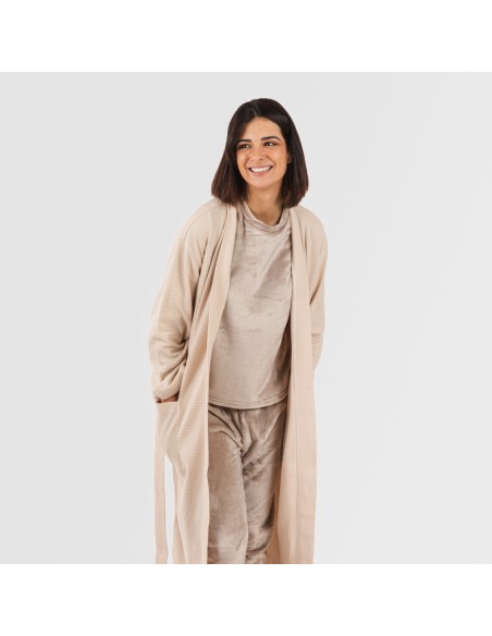 Accappatoio a nido d'ape tinta unita Accappatoio a nido d'ape tinta unita