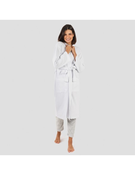 Accappatoio a nido d'ape tinta unita Accappatoio a nido d'ape tinta unita