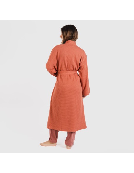 Accappatoio a nido d'ape tinta unita Accappatoio a nido d'ape tinta unita