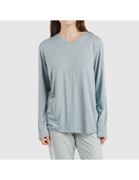 Pigiama lungo soft Raya Kodac indaco Pigiama lungo soft Raya Kodac indaco