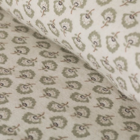 Copripiumino flanella Diana verde tiffany