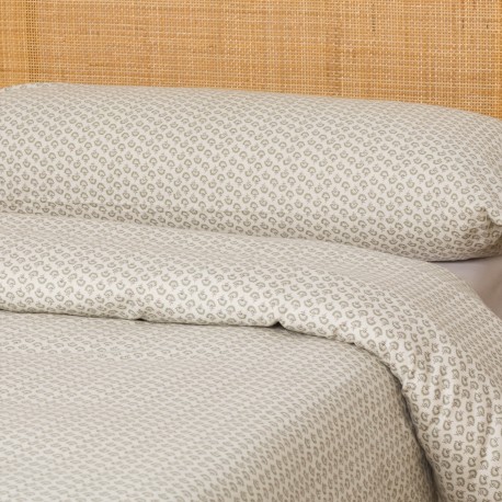 Copripiumino flanella Diana verde tiffany