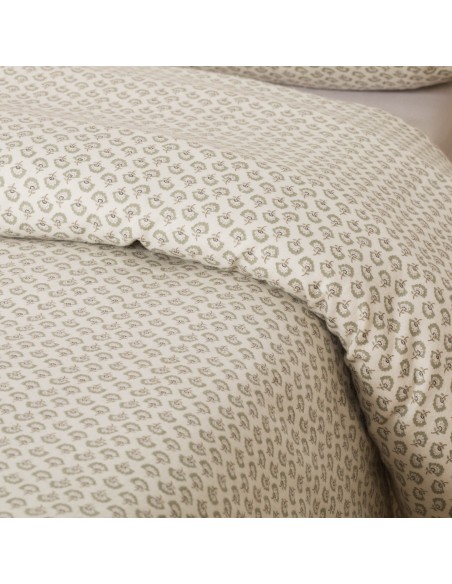 Copripiumino flanella Diana verde tiffany Copripiumino flanella Diana verde tiffany