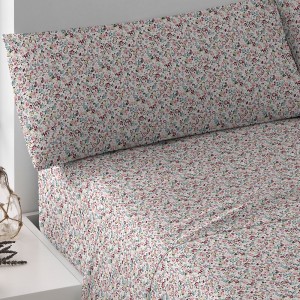 Set di lenzuola cotone Alda rosa