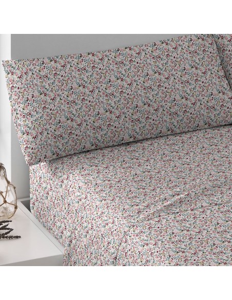 Set di lenzuola cotone Alda rosa Set di lenzuola cotone Alda rosa