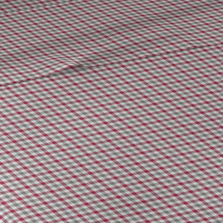 Set di lenzuola cotone Adam verde - rosso