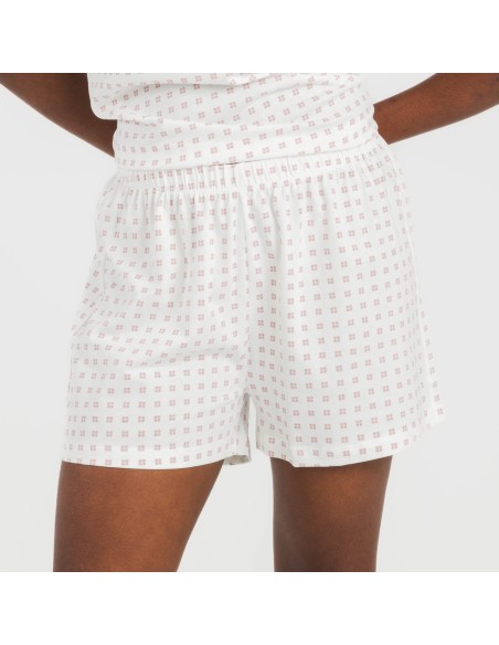 Pigiama corto manica ampia cotone Klaus marsala Pigiama corto manica ampia cotone Klaus marsala