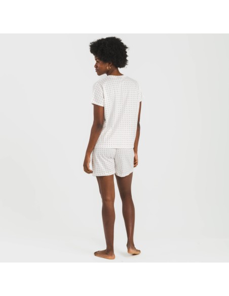 Pigiama corto manica ampia cotone Klaus marsala Pigiama corto manica ampia cotone Klaus marsala